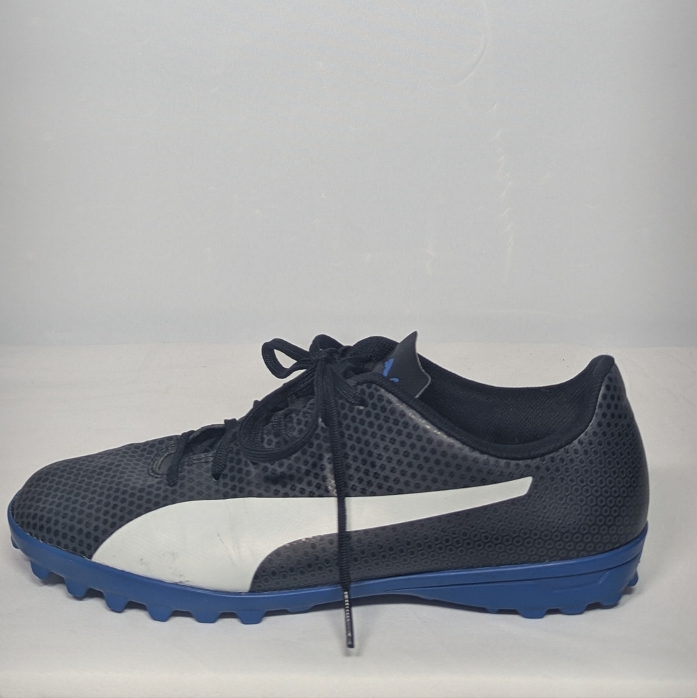 NEW PUMA Unisex Spirit IT Jr Soccer Shoe Cleats Sz 8.5 black/blue